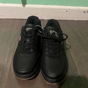 Levi's Men's Black and Tan Sneakers